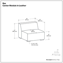Load image into Gallery viewer, Rex - Center Sofa Module