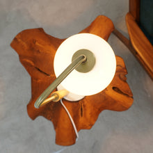 Load image into Gallery viewer, Bedside Table Lamp With Globe Lampshade - White