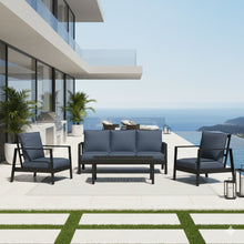 Load image into Gallery viewer, Modern 5 Seat Outdoor Patio Furniture Set With Coffee Table