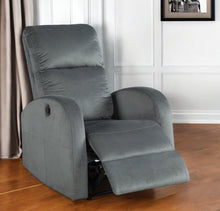 Load image into Gallery viewer, Velvet Power Club Recliner - Gray