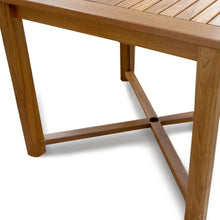 Load image into Gallery viewer, 36" Square Solid Wood Trestle Base Dining Table - Brown