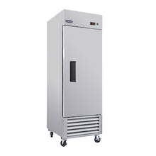 Load image into Gallery viewer, Commercial Freezer 23 Cu.Ft With 1 Solid Door Reach-In Freezers Stainless Steel Etl Approved Upright Freeze Storage - Silver