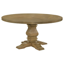 Load image into Gallery viewer, Round Dining Table Set With Upholstered Chairs