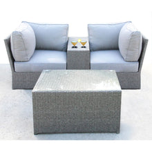 Load image into Gallery viewer, Comfortable Modern Patio Rattan Sectional Set With Cushions