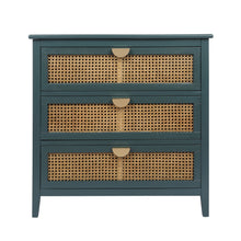 Load image into Gallery viewer, 3 Drawer Cabinet, Natural Rattan, American Furniture
