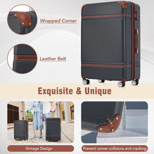 Load image into Gallery viewer, Hardshell Luggage Sets 3 Pieces 20" / 24" Luggages And Cosmetic Case Spinner Suitcase With Tsa Lock Lightweight