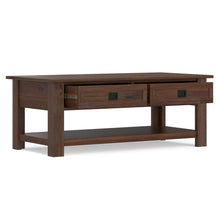 Load image into Gallery viewer, Monroe - Rectangular Coffee Table With Drawers - Brown