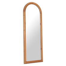 Load image into Gallery viewer, 66" Solid Arch Framed Full Length Mirror - Natural