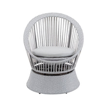 Load image into Gallery viewer, Modern Swivel Wicker Lounge Chair With Round Design