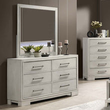 Load image into Gallery viewer, Dresser With Square Legs And Sleek Handles - Antique White