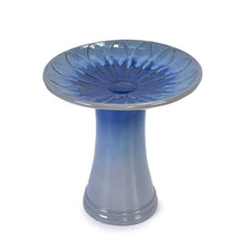 Load image into Gallery viewer, Birdbath For Patio, Garden - Blue Gray