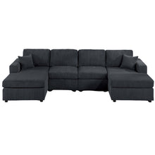 Load image into Gallery viewer, Modern Design Sectional Set With Right And Left Arm Chaise
