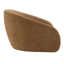 Load image into Gallery viewer, Zoey - Accent Chair With Swivel - Chocolate Suede