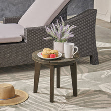 Load image into Gallery viewer, Outdoor Acacia Wood Side Table With Weather Resistance