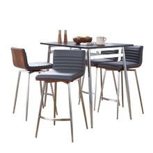 Load image into Gallery viewer, Marcel Mason - 5 Piece Swivel Contemporary Counter Height Dining Set