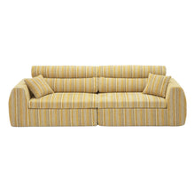 Load image into Gallery viewer, 3 Seater, Couch With Throw Pillows For Living Room