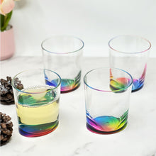Load image into Gallery viewer, Halo - Oval Acrylic Glasses Drinking (Set of 4) Dof, Bpa Free Plastic Tumblers (12Oz) - Clear