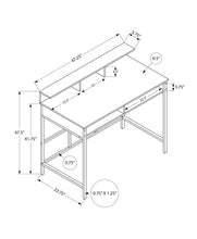 Load image into Gallery viewer, Computer Desk For Home Office, Standing, Storage Shelves, Laptop, Contemporary & Modern