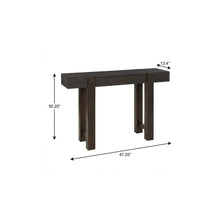 Load image into Gallery viewer, Console Table With Drawer - Espresso