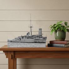 Load image into Gallery viewer, Hand Painted Model Boat (624288) - Gray
