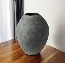 Load image into Gallery viewer, Oval Floor Vase - Gray