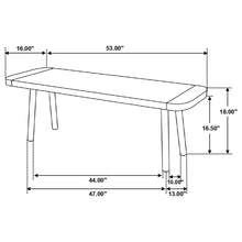 Load image into Gallery viewer, Jennie - Dining Bench - Natural Wood