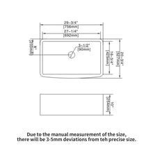 Load image into Gallery viewer, Farmhouse Sink, Apron Front Single Bowl With Arch Edge Design