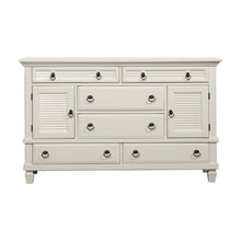 Load image into Gallery viewer, Solid Wood Six Drawer Double Dresser - White
