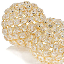Load image into Gallery viewer, Polished Spheres In Brilliant Shiny Luster Finished Golden Frame (Set of 2) - Gold