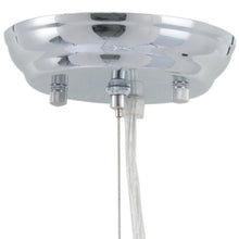 Load image into Gallery viewer, Lantern Metal Chandelier With Shades - Silver