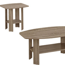 Load image into Gallery viewer, Coffee Table With Shelf (Set of 3) - Taupe