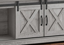 Load image into Gallery viewer, 59" Cabinet Enclosed Storage TV Stand - Gray