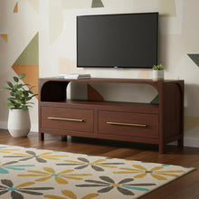 Load image into Gallery viewer, Solid Wood Fireplace TV Stand (720017) - Brown