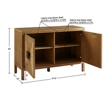 Load image into Gallery viewer, Accent Cabinet With Adjustable Shelves - Natural