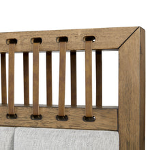 Load image into Gallery viewer, Elegant Design Upholstered And Strap Panel Bed