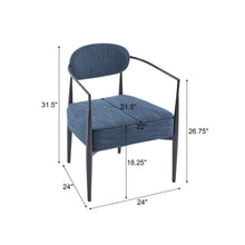 Load image into Gallery viewer, Modern Upholstered Accent Armchair With Pocket Spring Seat