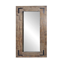 Load image into Gallery viewer, 75" Wood Framed Leaning Accent Mirror - Brown