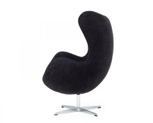 Load image into Gallery viewer, Stylish Mid Century Fabric Swivel Accent Chair - Black