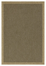 Load image into Gallery viewer, Earth - 5'3" X 7'3" Indoor, Outdoor Area Rug, Polypropylene - Jute / Black