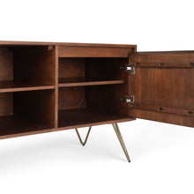 Load image into Gallery viewer, Hunter - TV Media Stand - Umber Brown Stain