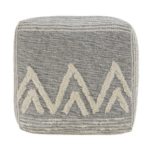 Load image into Gallery viewer, Polyester Ottoman - Gray