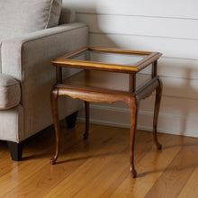 Load image into Gallery viewer, Glass End Table - Brown And Clear