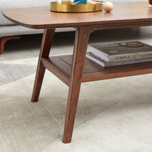Load image into Gallery viewer, Low Coffee Table With Storage Shelf