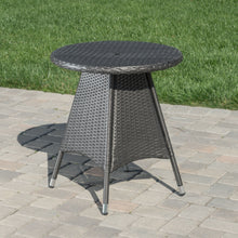 Load image into Gallery viewer, Outdoor Rattan Bistrotable With Surface Round - Gray