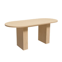 Load image into Gallery viewer, Modern Farmhouse Oval Dining Table With Slim Base
