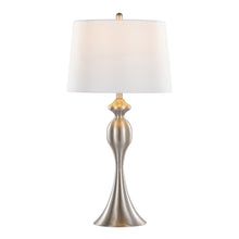 Load image into Gallery viewer, Ashland - Contemporary Table Lamp (Set of 2) - Nickel / White