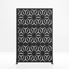 Load image into Gallery viewer, Three Panel Screen Room Divider (720031) - Black