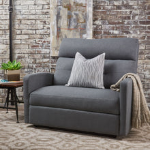 Load image into Gallery viewer, Alma - Contemporary Upholstered Loveseat Recliner