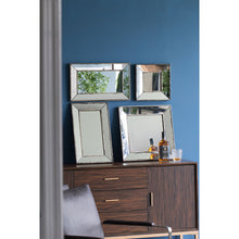 Load image into Gallery viewer, Distressed Accent Mirror, Traditional Style Framed Wall Mirror For Living Room
