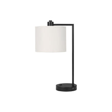 Load image into Gallery viewer, Lighting, Table Lamp, USB Port Included, Modern - Black / Cream